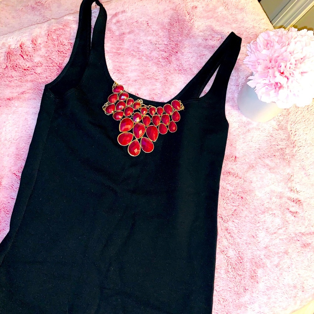 Black long curvy dress